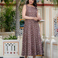 brown ajrakh dress online 