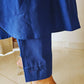 Close-up of Blue Cotton Kurta with Pockets – Darzaania Co-ord Set