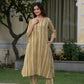 mustard Ajrakh cotton co-ord in 100% coot cotton fabric