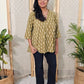 Handblocked Dabu cotton top