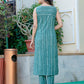 Plus size green cotton co-ord set for women online