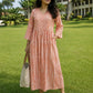 Neroli Batik Work Handblocked Cool Cotton Dress