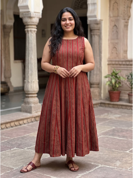 Darzaania Symphony Pure Cotton Dress