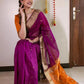 Maheshwari handmade heavy Rose Buta Pallu Saree