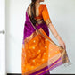 Maheshwari handmade heavy Rose Buta Pallu Saree