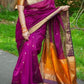 Maheshwari handmade heavy Rose Buta Pallu Saree