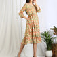 Yellow Cotton Dress for women