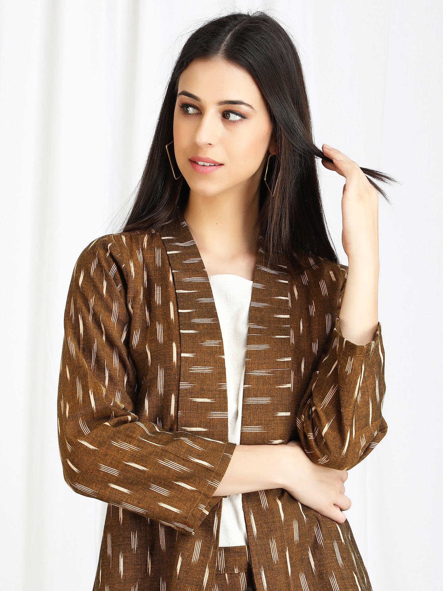 Ikat Cotton Blazer Jackets online