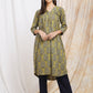 Pure Cotton Green Kurti for Women