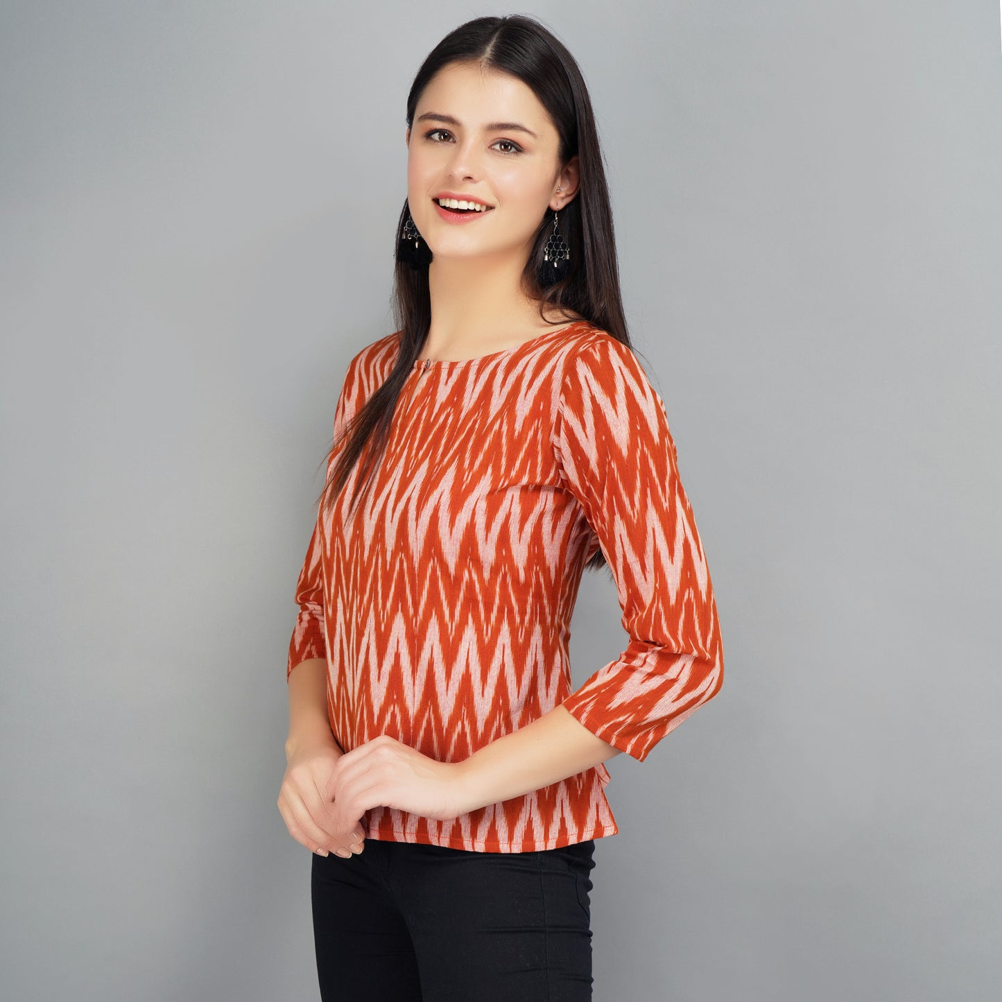 Brown Color cotton top online