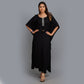 Darzaania Black Kaftan Set Online