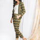 Co-ord Setfor Women Ikat Blazer with pants for ladies