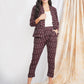 Maroon Ikat Cotton Jacket