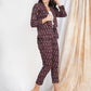Cotton Blazer with pants Coord set