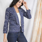 Darzaania Ikat Blazer Jackets