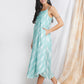 Turquoise Blue Cotton Dress for Women