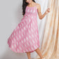 Pink Cotton Dress for Women