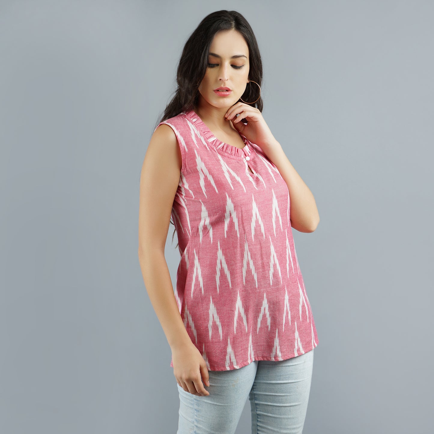 Darzaania Ikat Tops for women