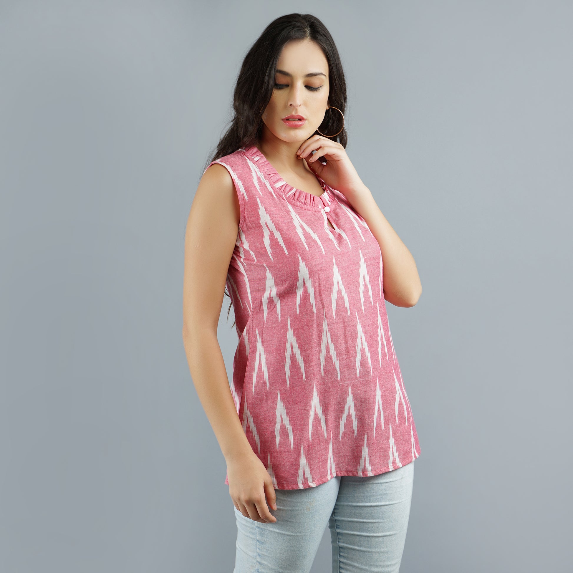Darzaania Ikat Tops for women
