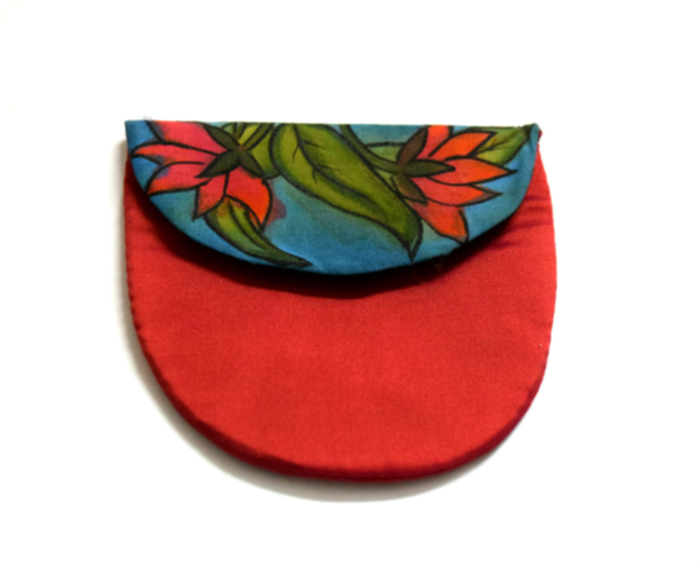 Red Silk Coin Pouch