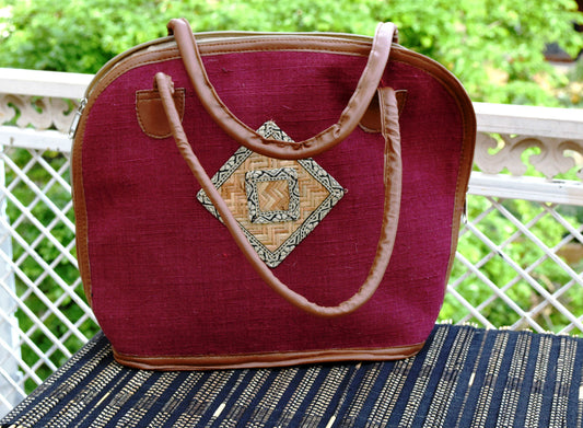 Red Maroon Handbag