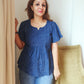 Natural Indigo Cotton tops online