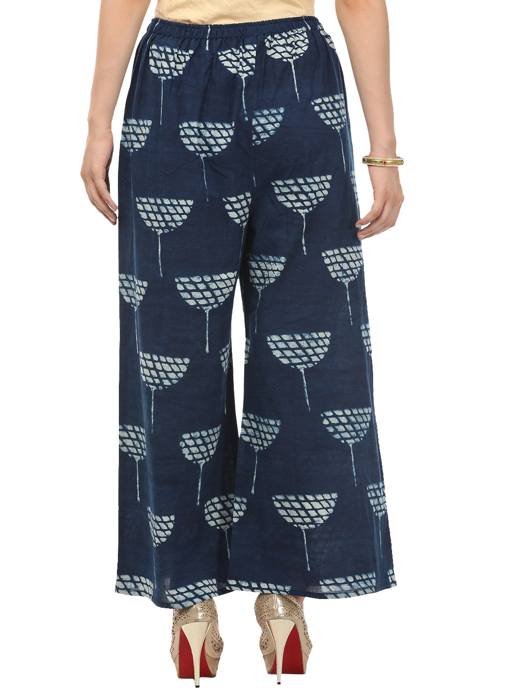 Indigo Palazzo Pants