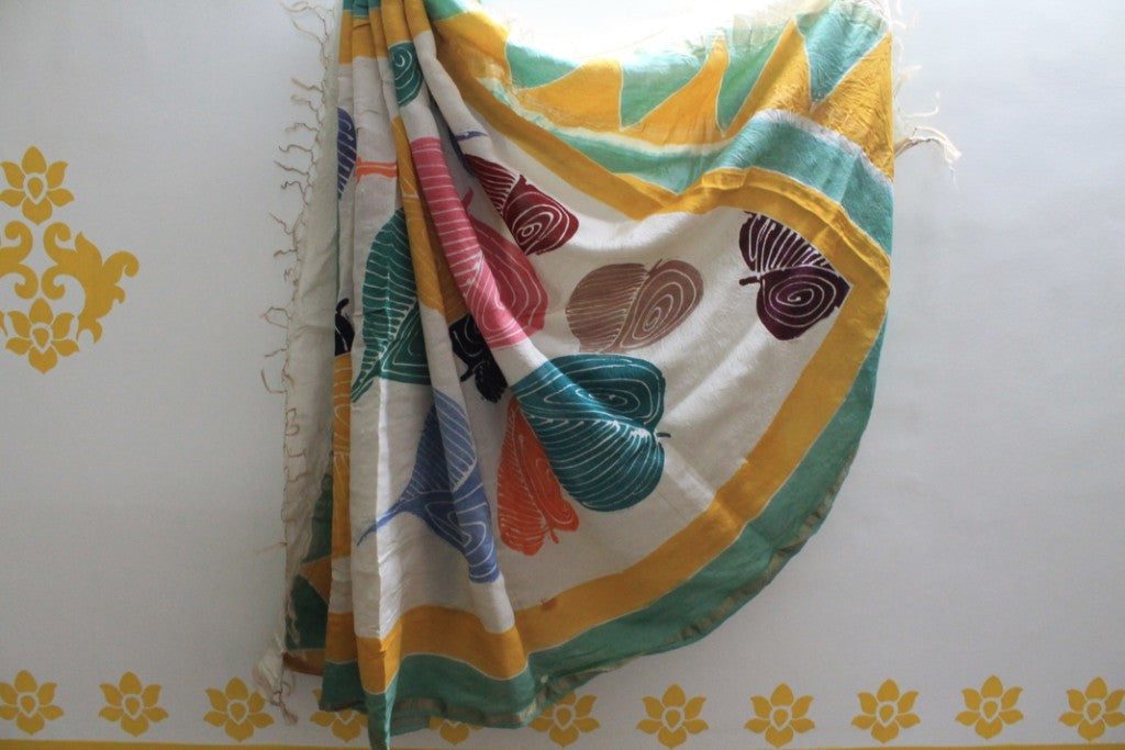 Maheshwari Kalamkari Cotton Dupatta