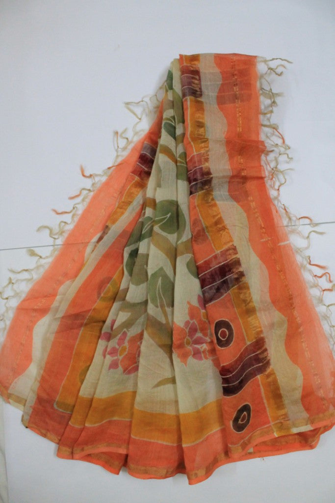 Maheshwari Kalamkari Cotton Dupatta