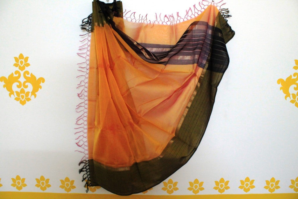 Maheshwari MultiShade Silk Dupatta