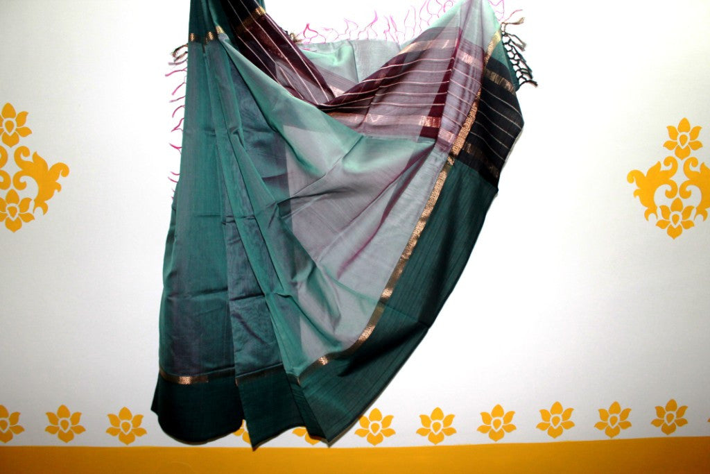 Maheshwari MultiShade Silk Dupatta