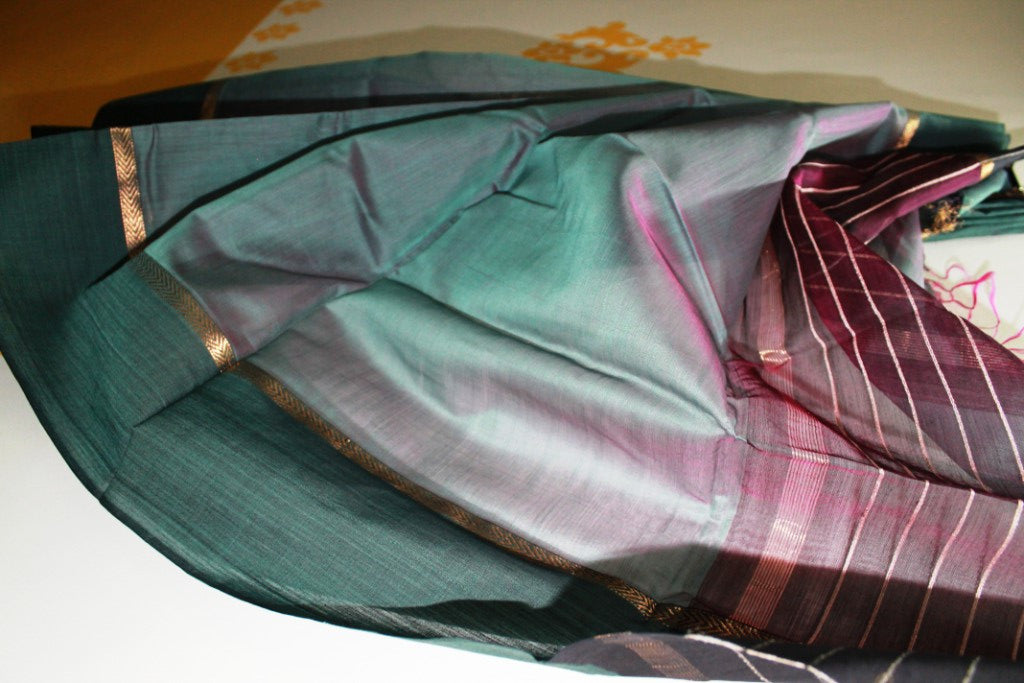 Maheshwari MultiShade Silk Dupatta