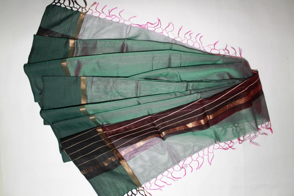Maheshwari MultiShade Silk Dupatta
