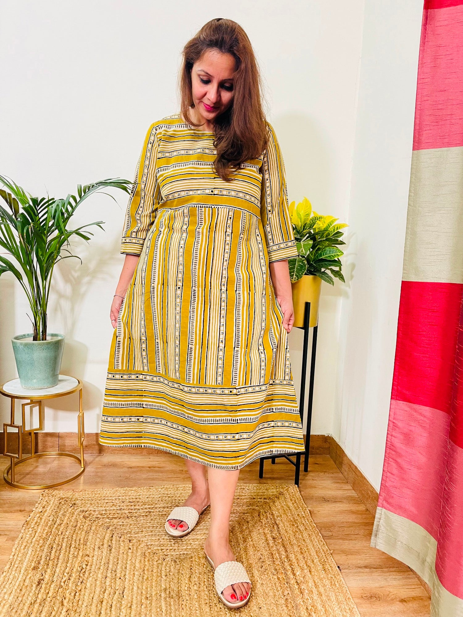 Olive Color Dress for Women