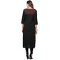 Black Cotton Long Kurta