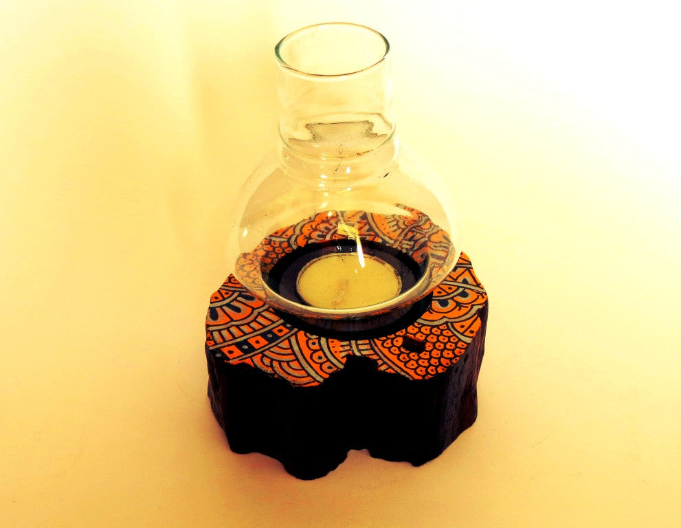 T-Lite Holder wooden